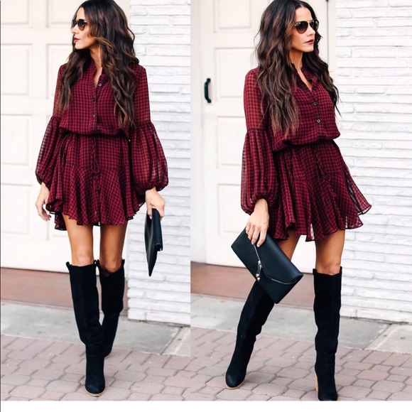 Dresses & Skirts - Vici Plaid Dress